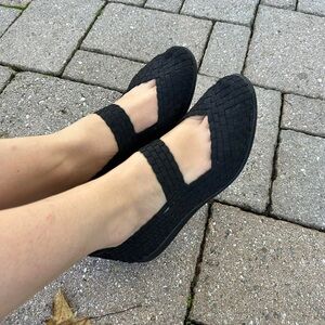 Steve Madden Women's Black Ballet-shoes